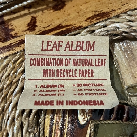 Rustic Organic Handmade Natural Materials Photo Album Fits 20 5x7" Photos - Picture 6 of 8